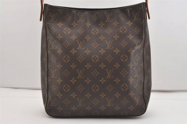 Authentic Louis Vuitton Monogram Looping GM Shoulder Bag M51145 LV 4374J