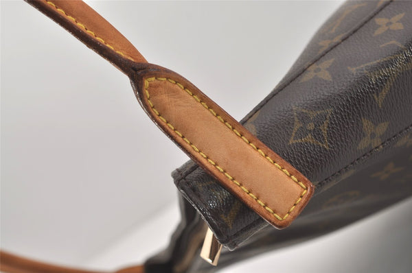 Authentic Louis Vuitton Monogram Looping GM Shoulder Bag M51145 LV 4374J
