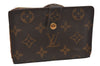 Auth Louis Vuitton Monogram Porte Monnaie Billets Viennois M61663 Wallet 4376J
