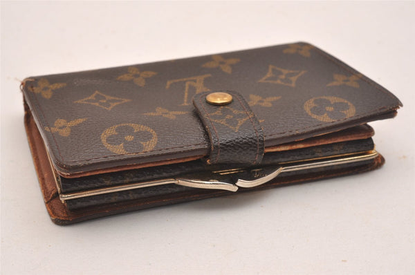 Auth Louis Vuitton Monogram Porte Monnaie Billets Viennois M61663 Wallet 4376J