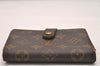 Auth Louis Vuitton Monogram Porte Monnaie Billets Viennois M61663 Wallet 4376J