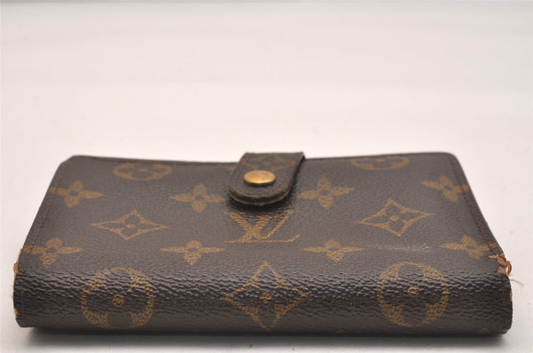 Auth Louis Vuitton Monogram Porte Monnaie Billets Viennois M61663 Wallet 4376J