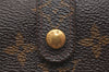 Auth Louis Vuitton Monogram Porte Monnaie Billets Viennois M61663 Wallet 4376J