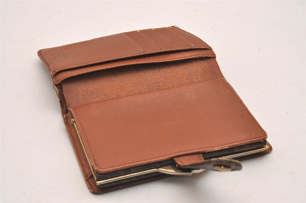 Auth Louis Vuitton Monogram Porte Monnaie Billets Viennois M61663 Wallet 4376J