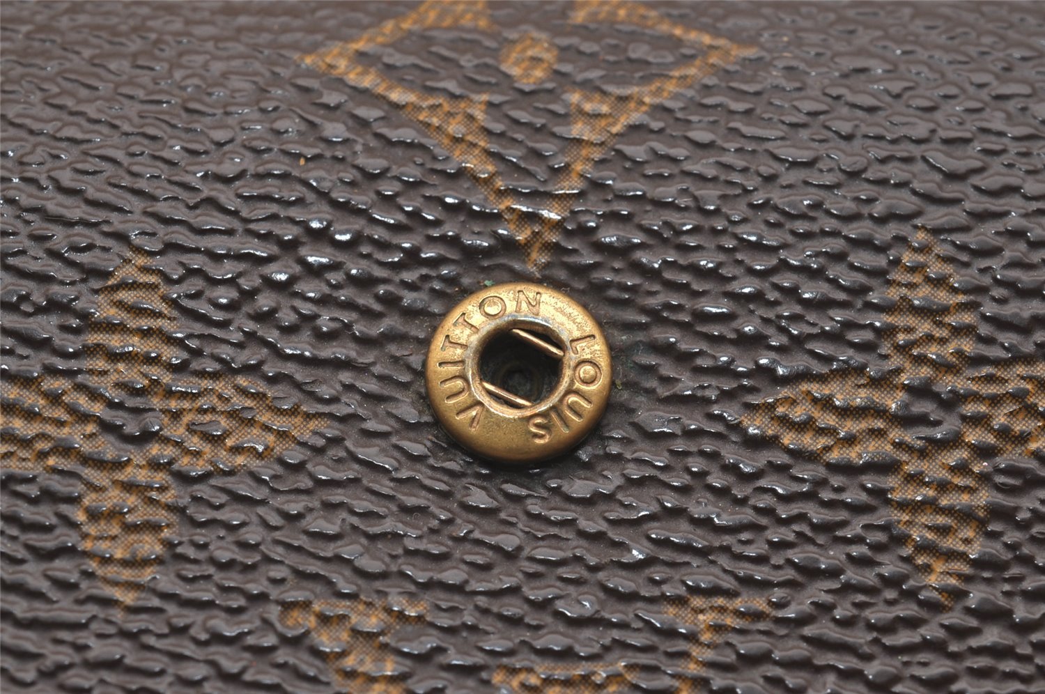 Auth Louis Vuitton Monogram Porte Monnaie Billets Viennois M61663 Wallet 4376J