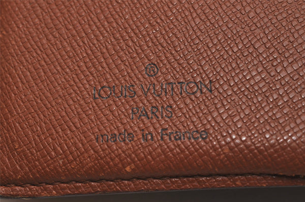 Auth Louis Vuitton Monogram Porte Monnaie Billets Viennois M61663 Wallet 4376J