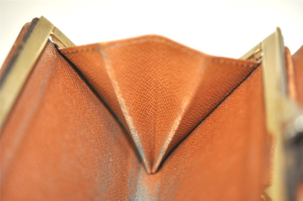 Auth Louis Vuitton Monogram Porte Monnaie Billets Viennois M61663 Wallet 4376J
