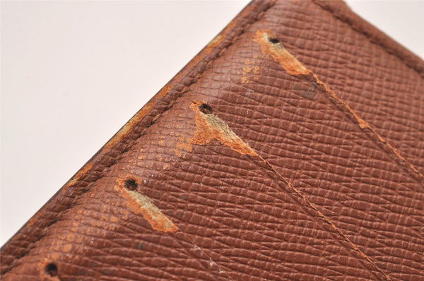 Auth Louis Vuitton Monogram Porte Monnaie Billets Viennois M61663 Wallet 4376J