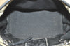 Authentic COACH Signature Hand Tote Bag Purse Canvas Leather 6043 Black 4376K