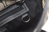 Authentic COACH Signature Hand Tote Bag Purse Canvas Leather 6043 Black 4376K