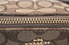 Authentic COACH Signature 2Way Hand Bag Canvas Leather F57830 Brown 4377K