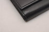 Authentic GUCCI Vintage 6 Hooks Key Case Purse Leather Black 4378J