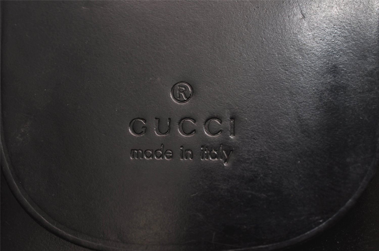 Authentic GUCCI Vintage 6 Hooks Key Case Purse Leather Black 4378J