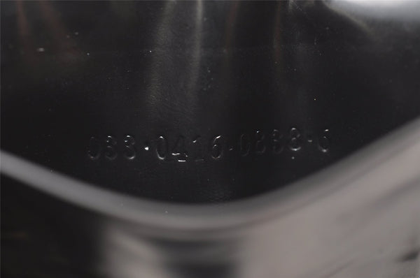 Authentic GUCCI Vintage 6 Hooks Key Case Purse Leather Black 4378J