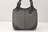 Authentic COACH Signature Shoulder Hand Bag Canvas Leather 7025 Black 4378K