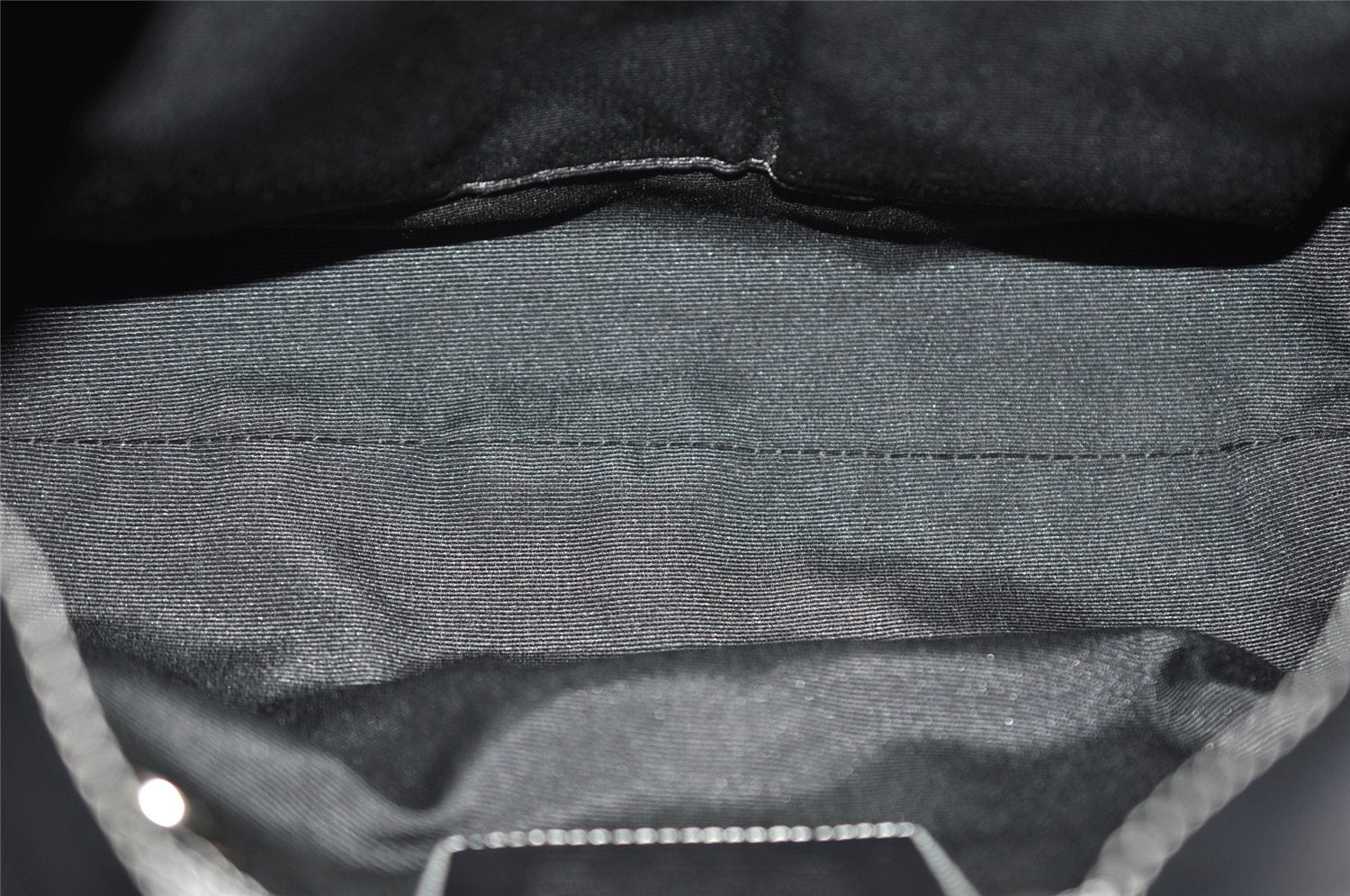 Authentic COACH Signature Shoulder Hand Bag Canvas Leather 7025 Black 4378K