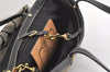 Authentic COACH Signature Shoulder Tote Bag Canvas Leather 10124 Black 4379K