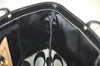 Authentic COACH Signature Shoulder Tote Bag Canvas Leather 10124 Black 4379K