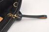Authentic COACH Signature Shoulder Tote Bag Canvas Leather 10124 Black 4379K