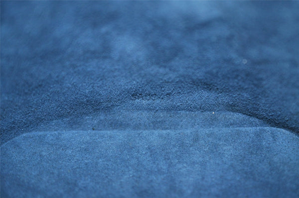 Authentic Louis Vuitton Epi Cannes Cosmetic Hand Bag Purse Blue M48035 LV 4380I