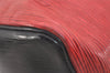 Authentic Louis Vuitton Epi Petit Noe Bi-color Red x Black Drawstring Bag 4380J