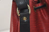 Authentic Louis Vuitton Epi Petit Noe Bi-color Red x Black Drawstring Bag 4380J