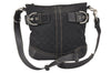 Authentic COACH Signature Shoulder Cross Bag Canvas Leather F03574 Black 4380K