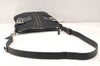 Authentic COACH Signature Shoulder Cross Bag Canvas Leather F03574 Black 4380K
