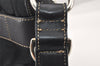 Authentic COACH Signature Shoulder Cross Bag Canvas Leather F03574 Black 4380K