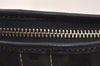 Authentic COACH Signature Shoulder Cross Bag Canvas Leather F03574 Black 4380K