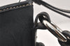 Authentic COACH Signature Shoulder Cross Bag Canvas Leather F03574 Black 4380K