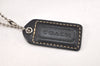 Authentic COACH Signature Shoulder Cross Bag Canvas Leather F03574 Black 4380K