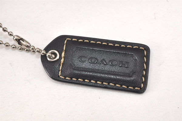 Authentic COACH Signature Shoulder Cross Bag Canvas Leather F03574 Black 4380K