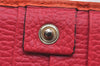 Authentic GUCCI Swing Vintage Long Wallet Purse Leather 354498 Orange Pink 4381J