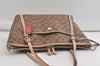 Authentic COACH Signature 2Way Shoulder Tote Bag PVC Leather F26186 Brown 4381K