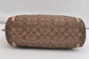 Authentic COACH Signature 2Way Shoulder Tote Bag PVC Leather F26186 Brown 4381K