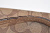 Authentic COACH Signature 2Way Shoulder Tote Bag PVC Leather F26186 Brown 4381K