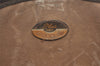 Authentic GUCCI Web Sherry Line GG Plus Clutch Bag PVC Leather Brown Junk 4385J