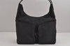 Authentic GUCCI Shoulder Hand Bag Purse GG Canvas Leather 0013380 Black 4386J