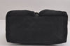 Authentic GUCCI Shoulder Hand Bag Purse GG Canvas Leather 0013380 Black 4386J