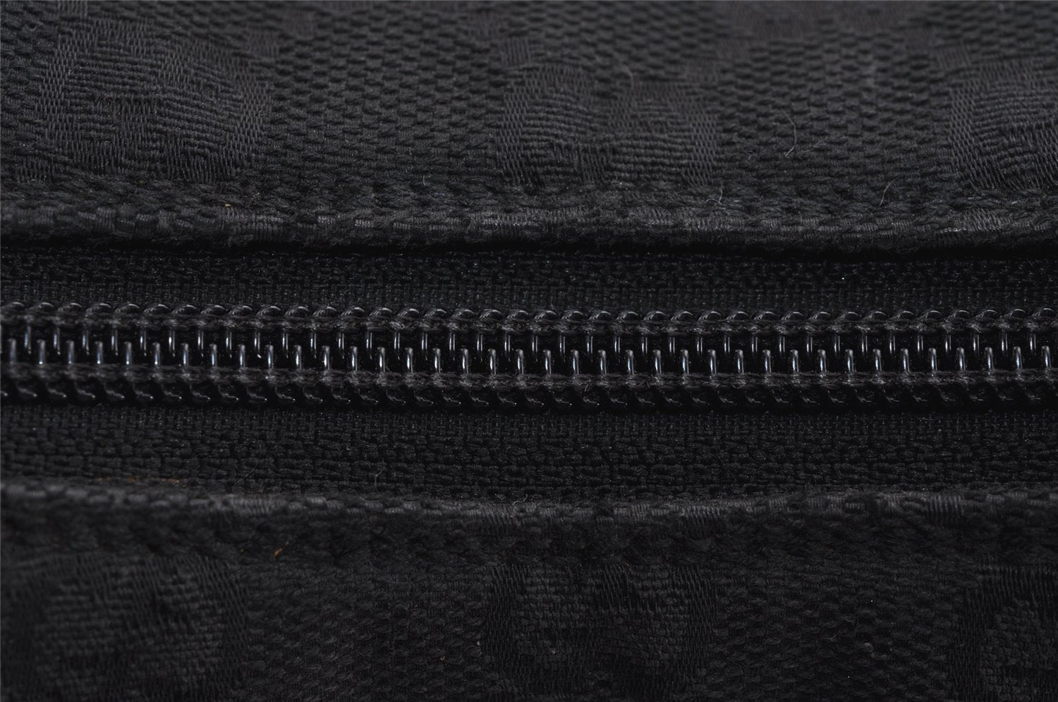 Authentic GUCCI Shoulder Hand Bag Purse GG Canvas Leather 0013380 Black 4386J