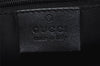 Authentic GUCCI Shoulder Hand Bag Purse GG Canvas Leather 0013380 Black 4386J