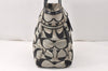 Authentic COACH Signature Shoulder Tote Bag Canvas Enamel 13280 Black 4386K