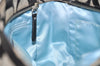 Authentic COACH Signature Shoulder Tote Bag Canvas Enamel 13280 Black 4386K