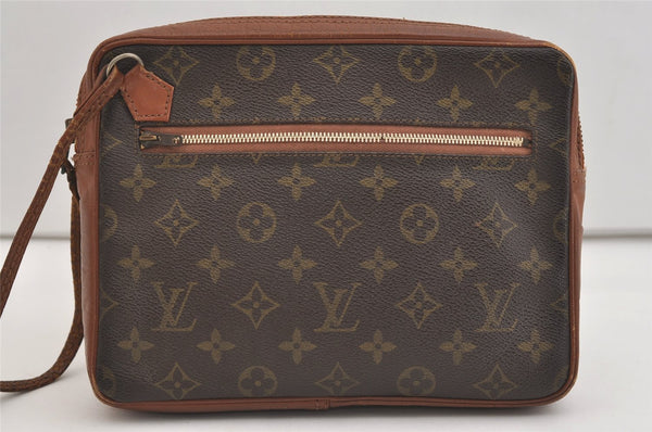 Authentic Louis Vuitton Monogram Pochette Sport Clutch Bag Old Model Junk 4387J