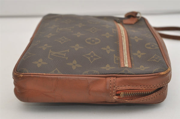 Authentic Louis Vuitton Monogram Pochette Sport Clutch Bag Old Model Junk 4387J