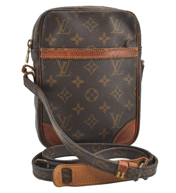 Authentic Louis Vuitton Monogram Danube Shoulder Crossbody Bag M45266 Junk 4388I