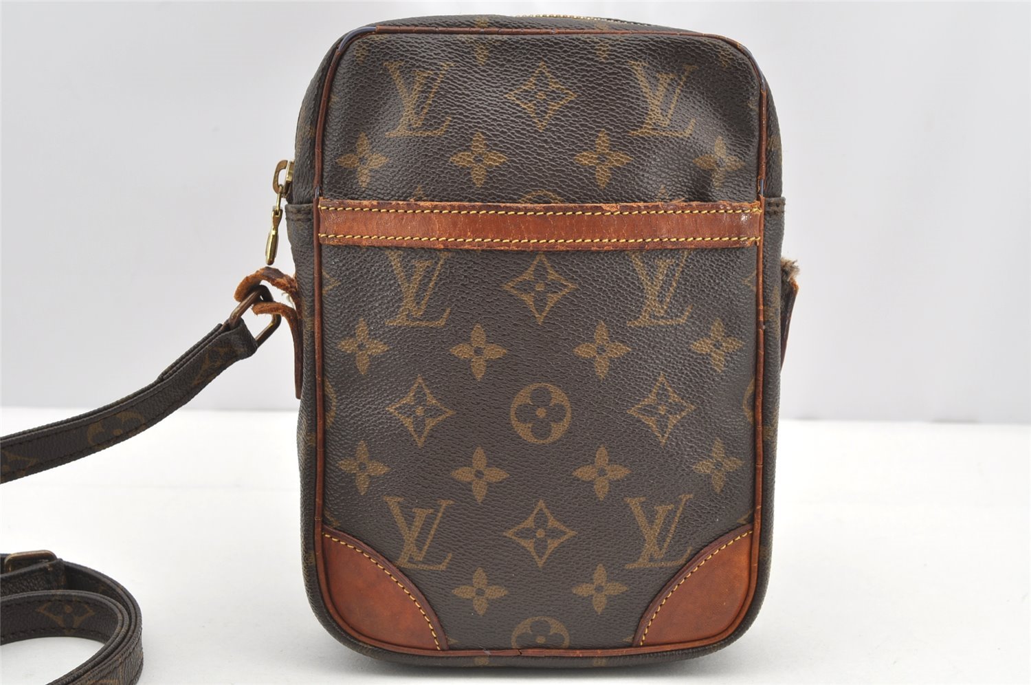 Authentic Louis Vuitton Monogram Danube Shoulder Crossbody Bag M45266 Junk 4388I