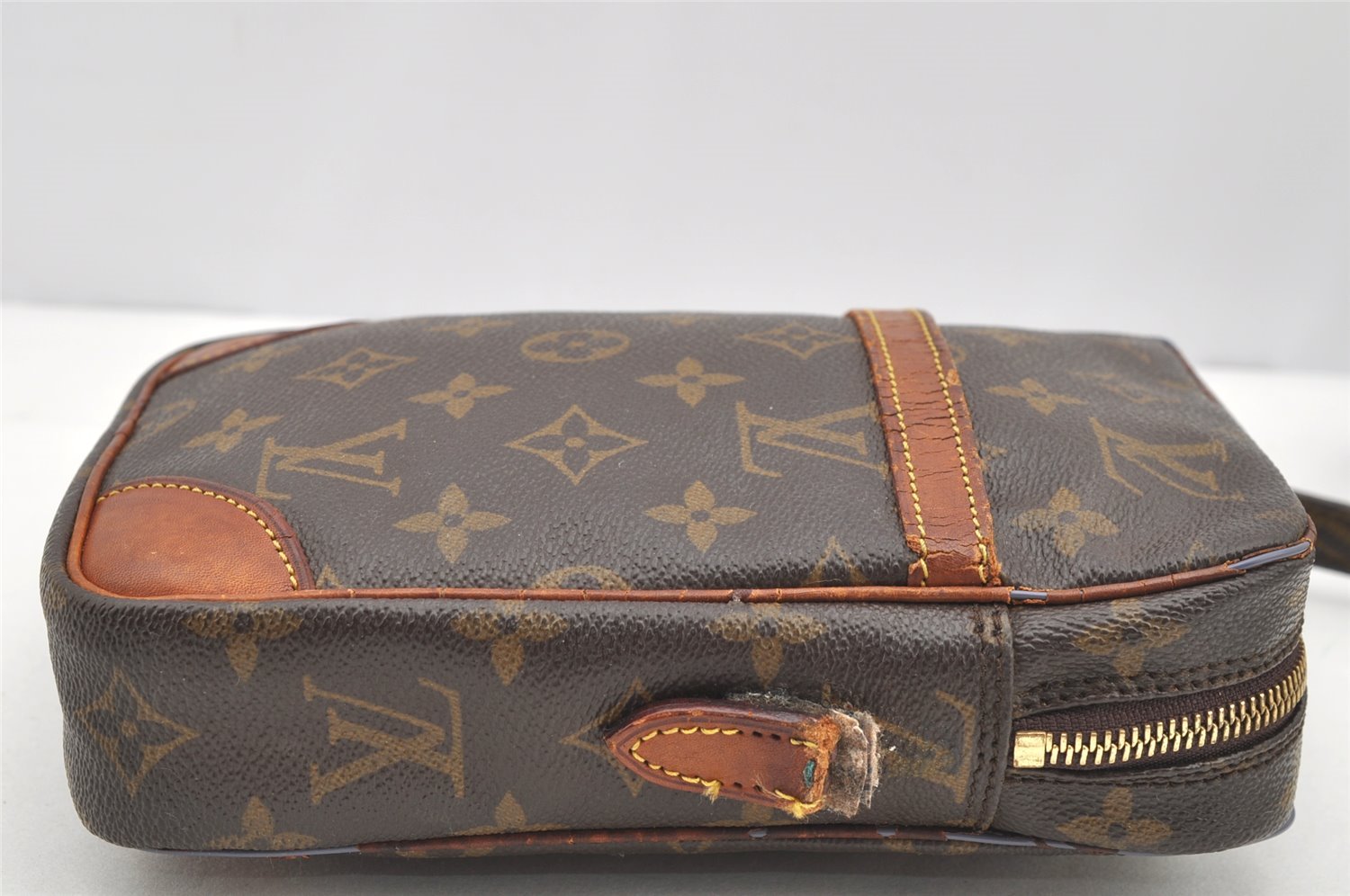 Authentic Louis Vuitton Monogram Danube Shoulder Crossbody Bag M45266 Junk 4388I