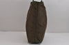 Authentic PRADA Vintage Nylon Tessuto Leather Shoulder Tote Bag Khaki 4388J